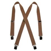 Men's Elastic Clip End Double Face Suspenders
