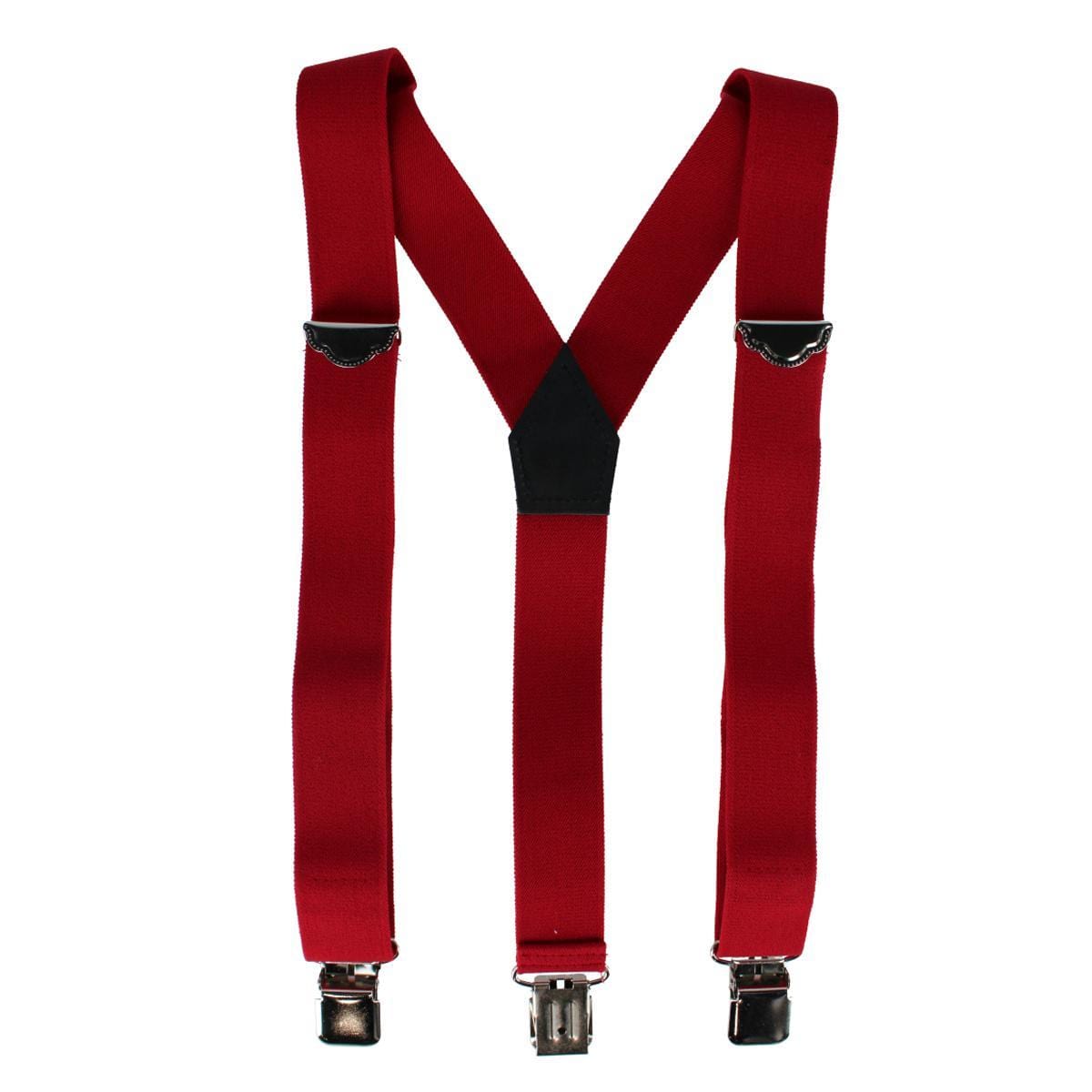 Welch Men's Elastic 1.5 Inch Y-Back Clip End Suspenders