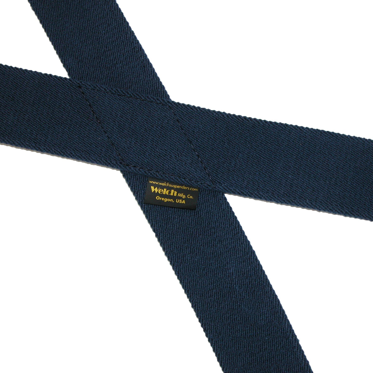 Welch Men's Big & Tall Elastic Button End Double Face Suspenders - Tan
