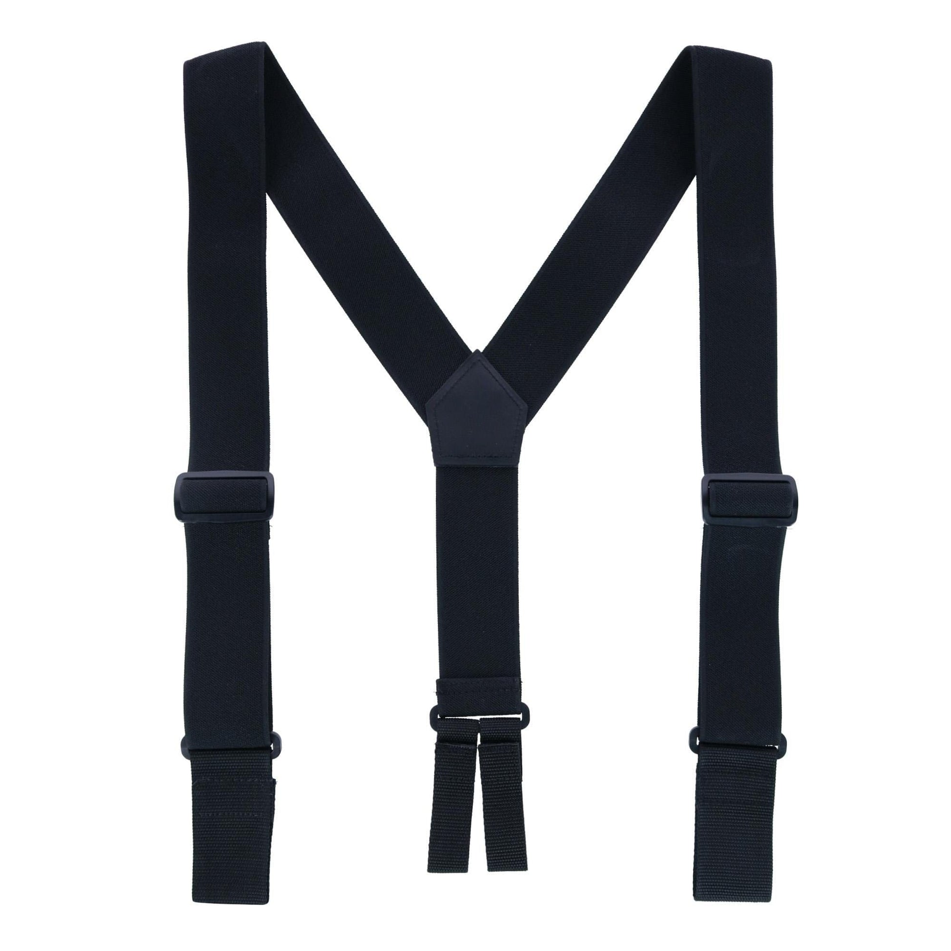 Welch Men's Elastic Y-Back Ergonomic Support Suspenders (Tall Available)