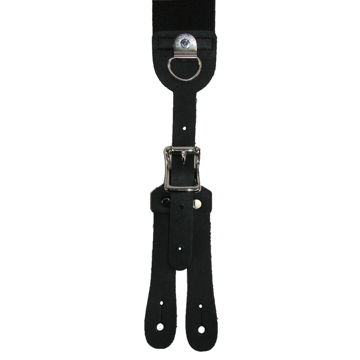Welch Men's Elastic Cinch Up X-Back Suspenders (Tall Available) - Black