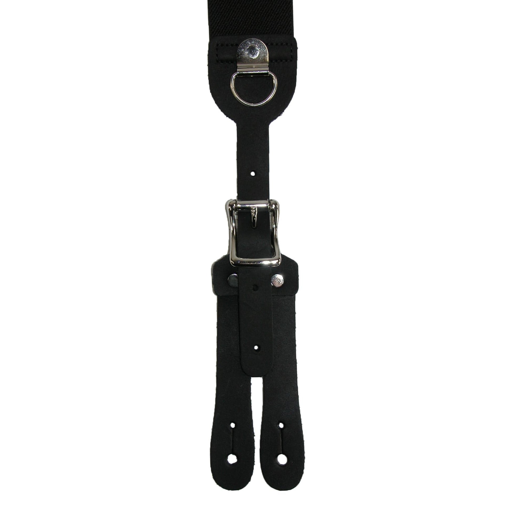 Welch Men's Elastic Cinch Up Y-Back Suspenders (Tall Available) - Black