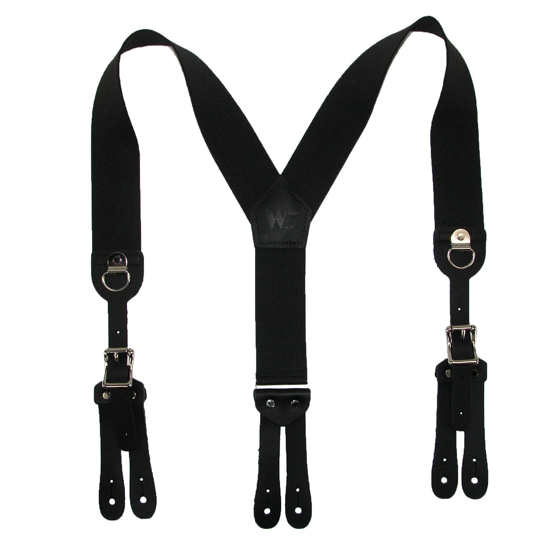 Welch Men's Elastic Cinch Up Y-Back Suspenders (Tall Available) - Men's Elastic Cinch Up Y-Back Suspenders (Tall Available)