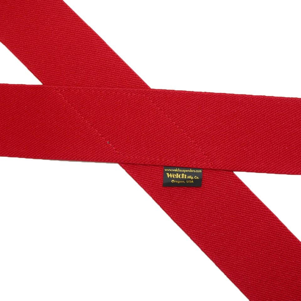 Welch Men's Big & Tall Elastic Clip-End 2 Inch Work Suspenders - Tan