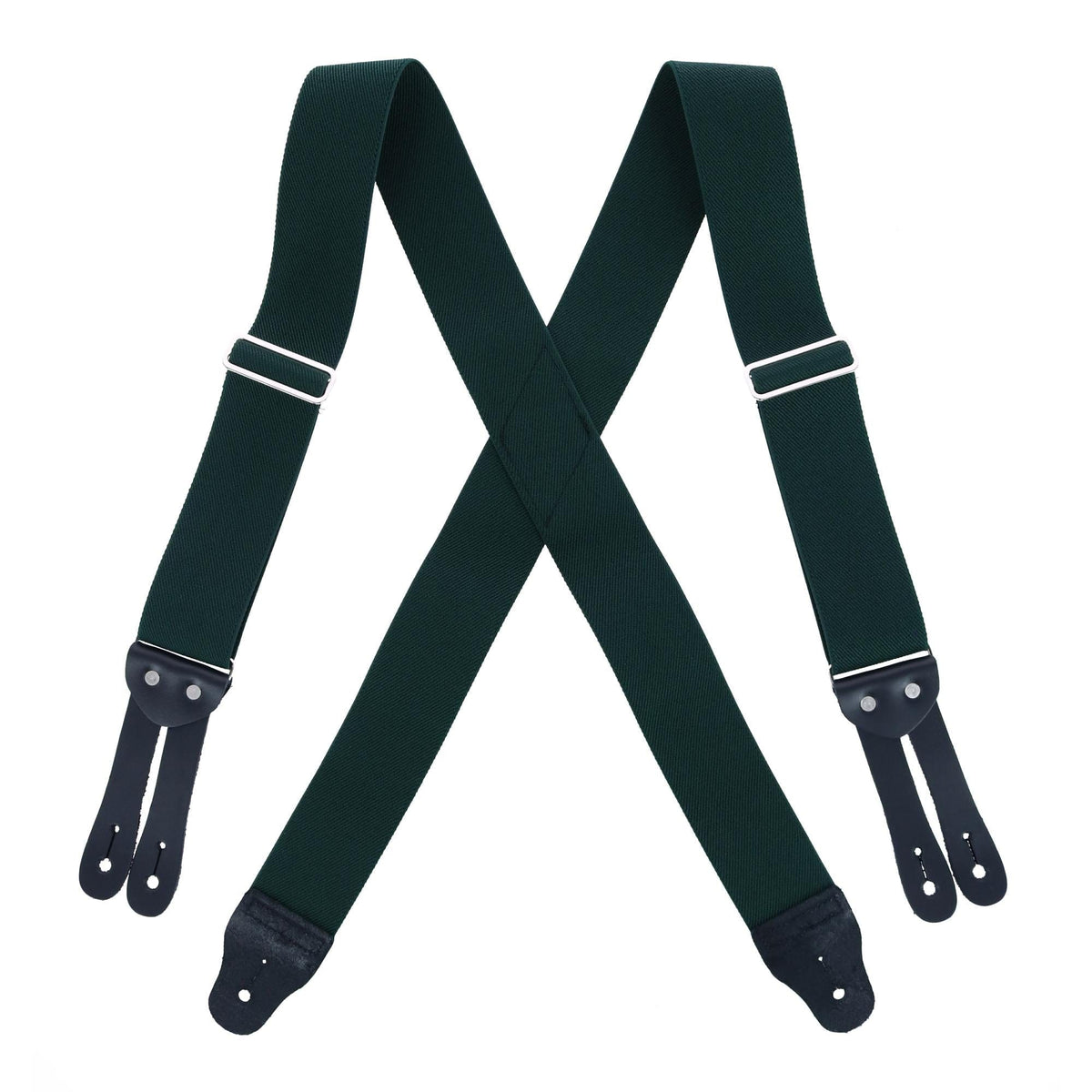 Welch Men's Elastic Button End Work Suspenders