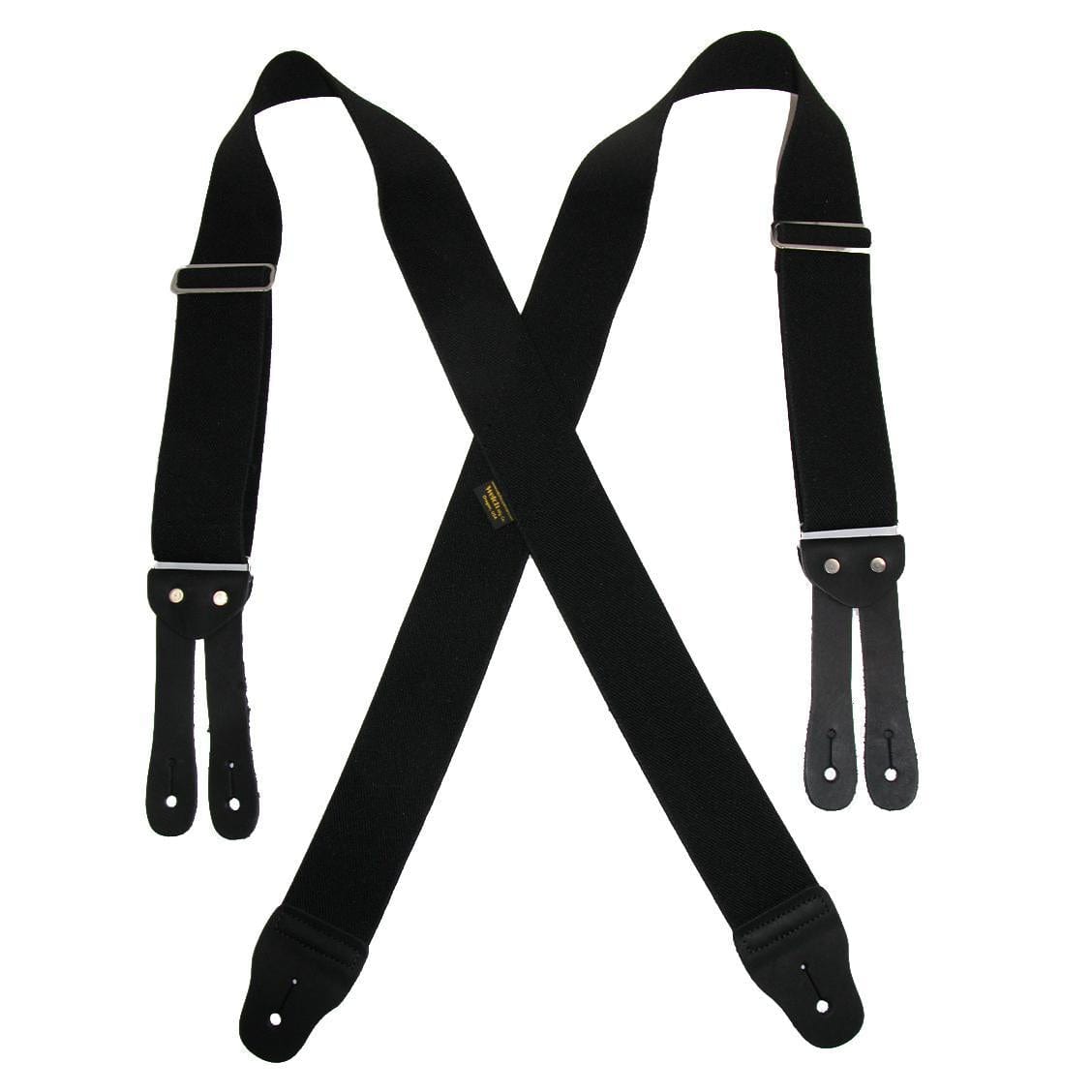 Welch Men's Big & Tall Elastic Button End Work Suspenders