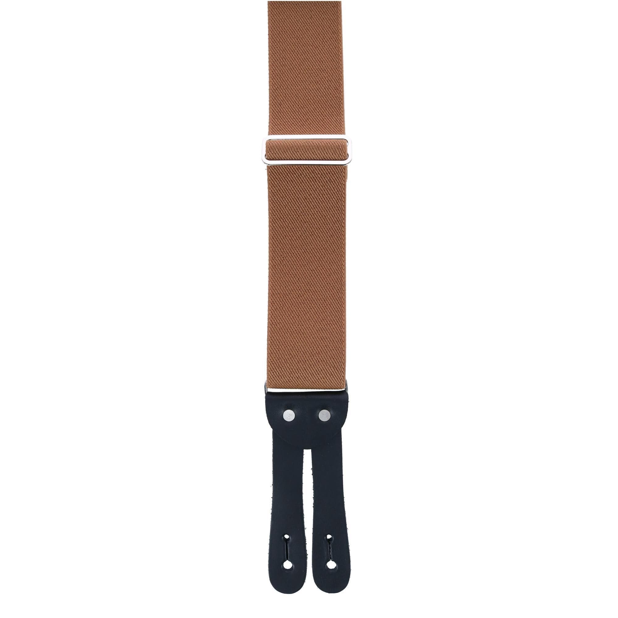 Welch Men's Elastic Button-End Y-Back 2 Inch Work Suspenders - Tan