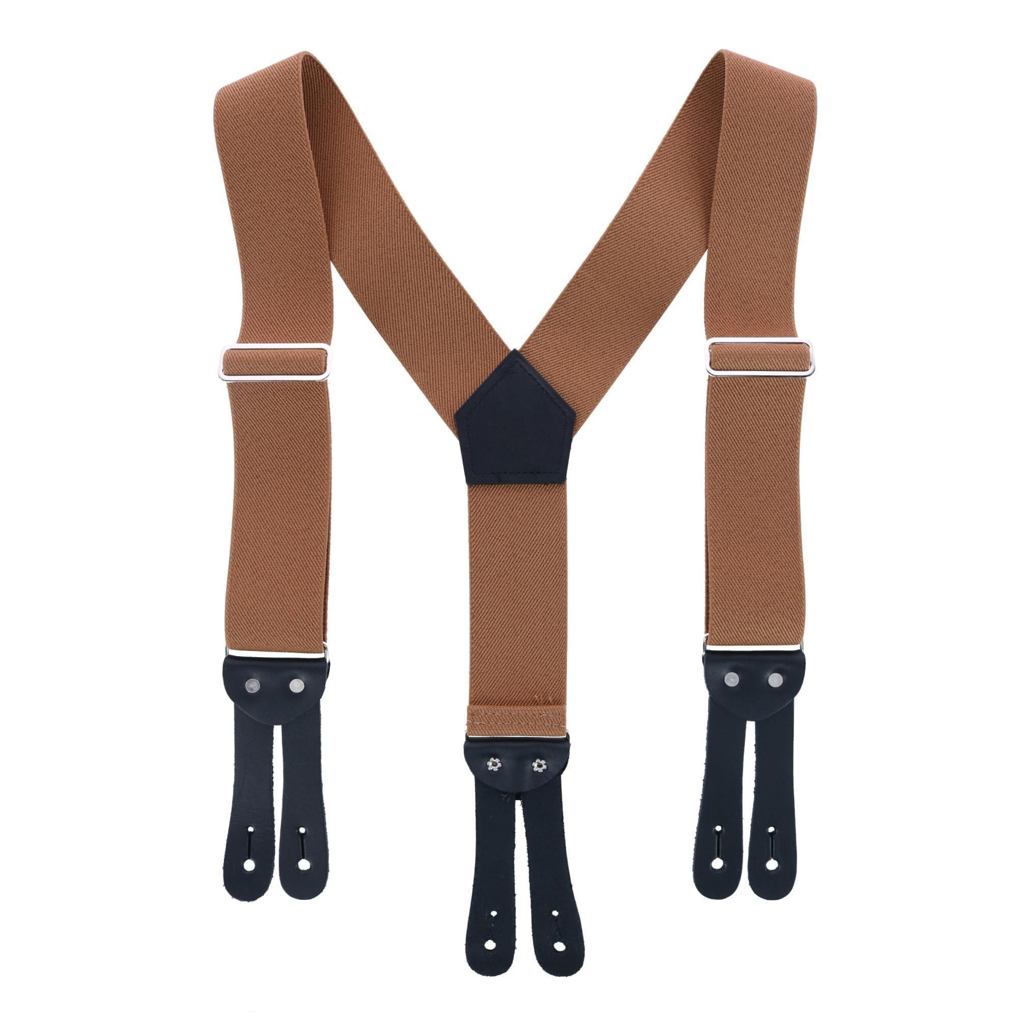 Welch Men's Elastic Button-End Y-Back 2 Inch Work Suspenders - Men's Elastic Button-End Y-Back 2 Inch Work Suspenders