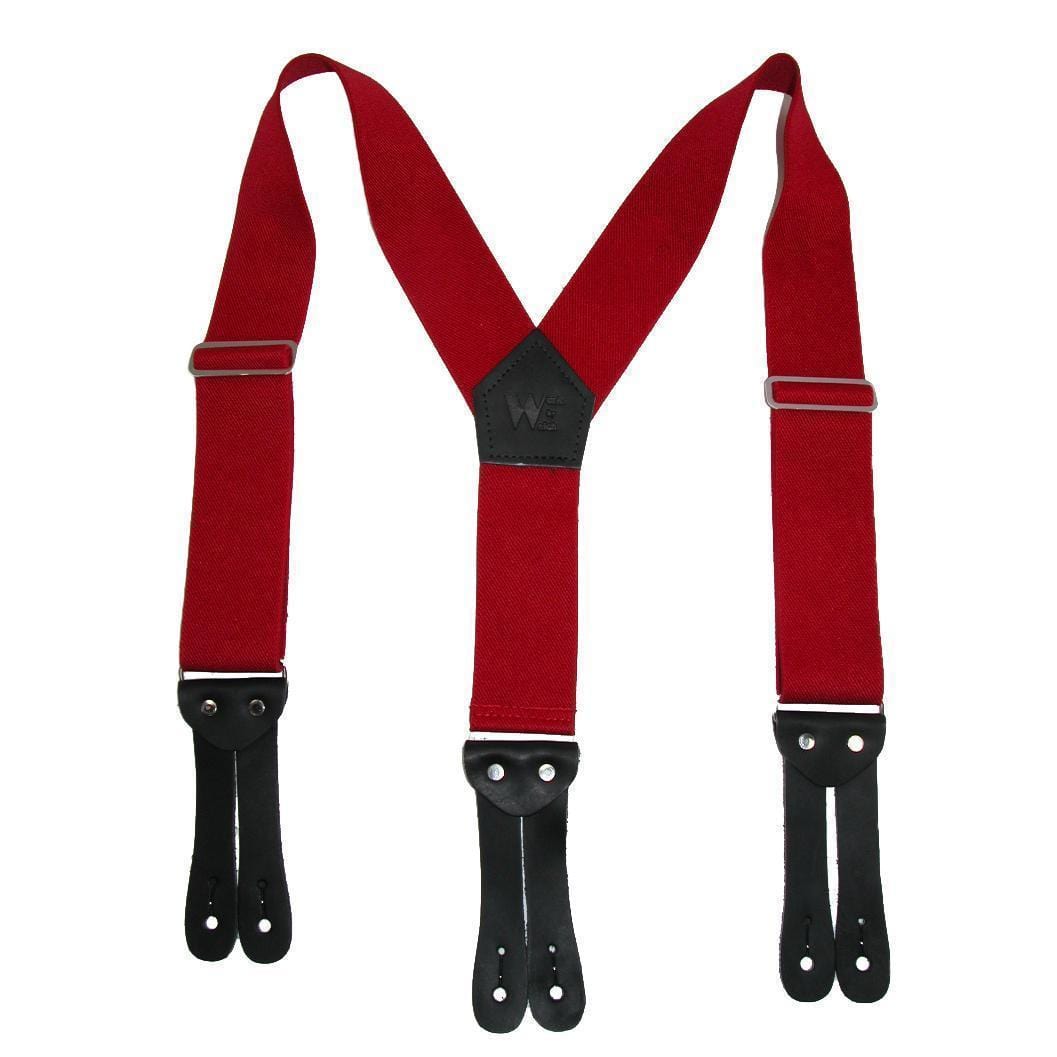 Welch Men's Big & Tall Elastic Button-End Y-Back 2 Inch Work Suspenders