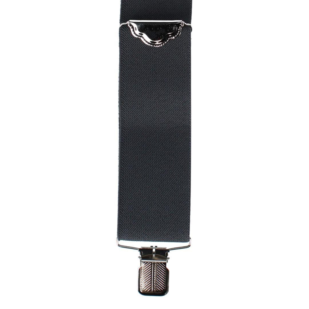 Welch Men's 2 Inch Wide X-Back Casual Clip-End Suspender - Gray