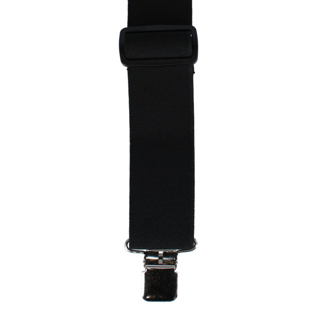 Welch Men's 2 Inch Super Tuff Stuff X-Back Clip On Work Suspender - Black