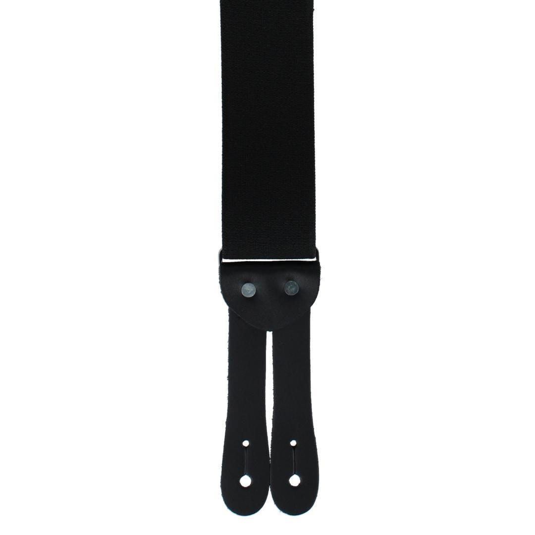 Welch Men's 2 Inch Super Tuff Stuff X-Back Button On Work Suspender - Black