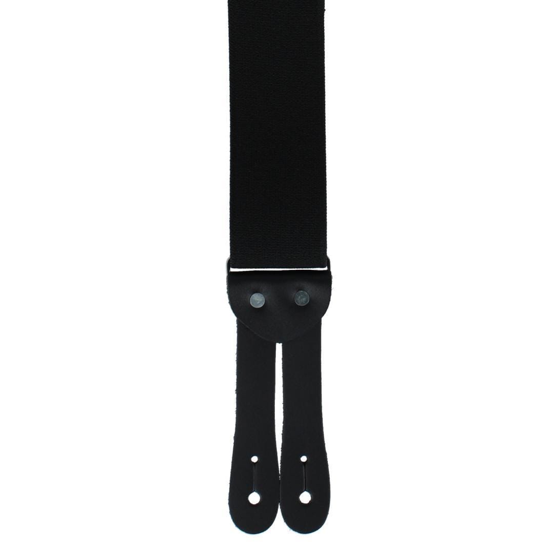 Welch Men's Big & Tall Super Tuff Stuff X-Back Button On Work Suspender - Black