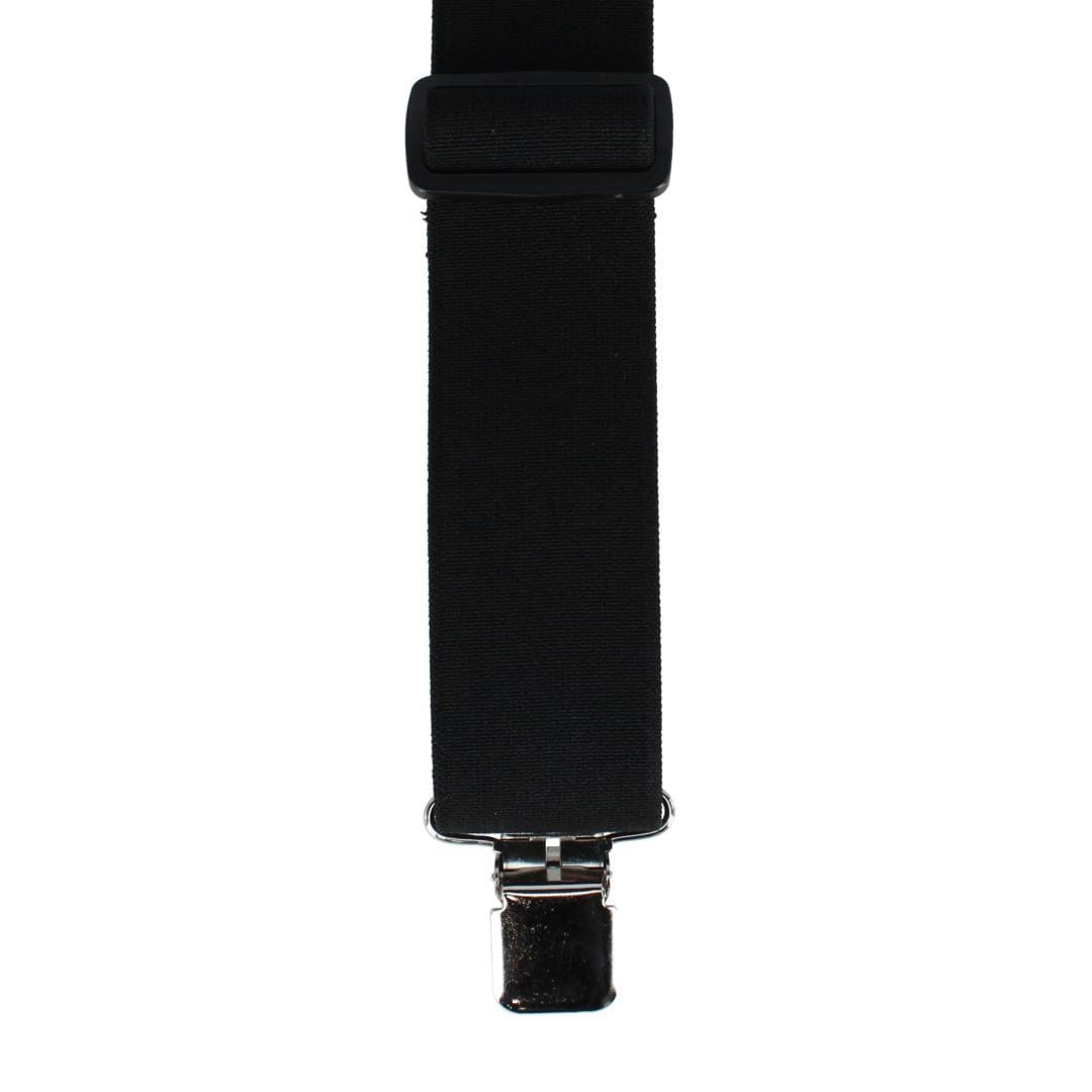Welch Men's 2 Inch Super Tuff Stuff Y-Back Clip On Work Suspender - Black