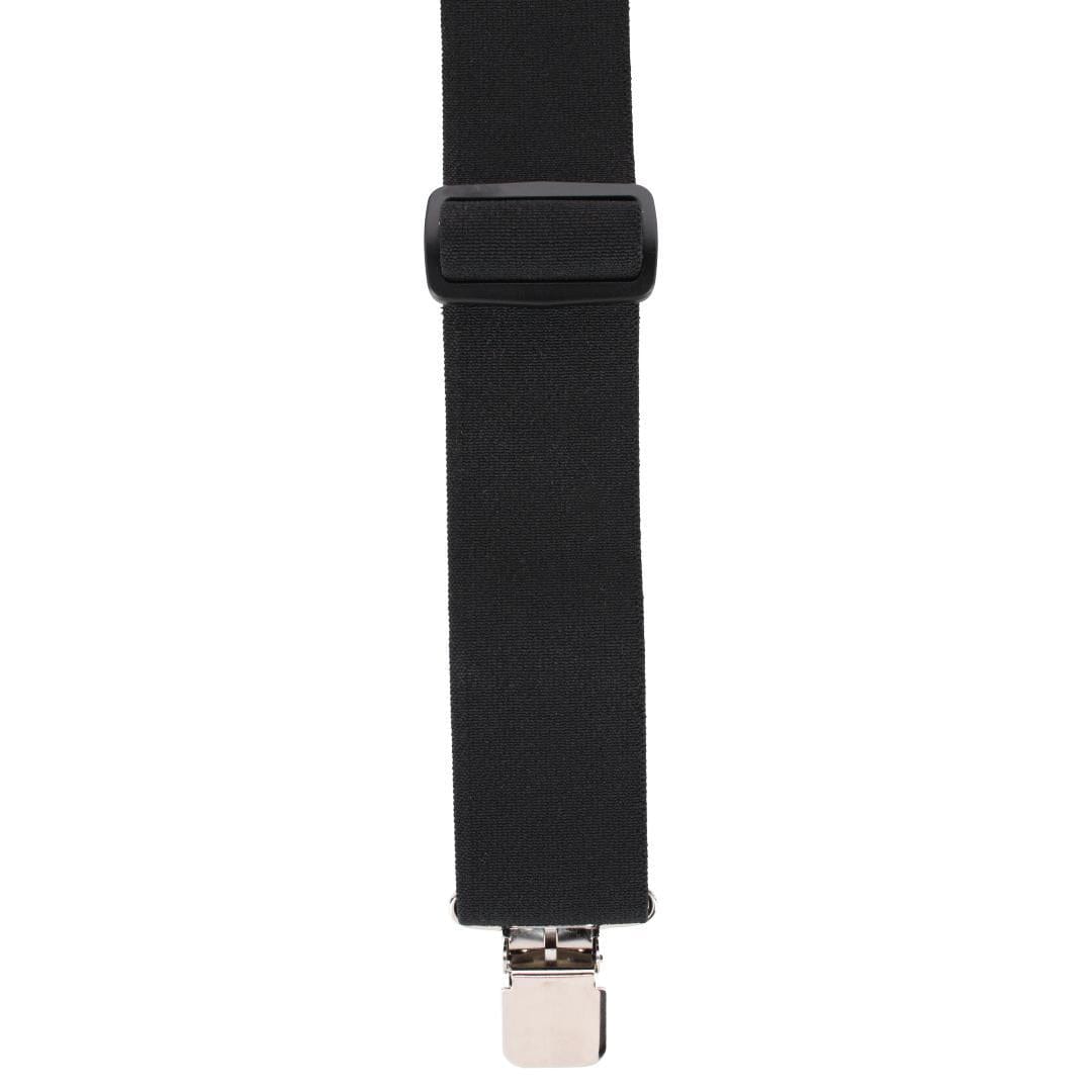 Welch Men's 2 Inch Super Tuff Stuff Y-Back Button On Work Suspender - Black