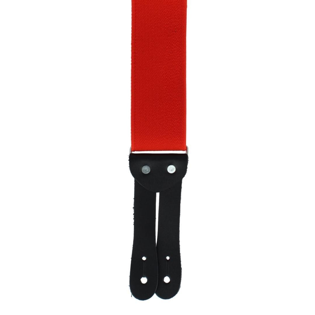 Welch Men's 2 Inch Tuff Stuff Safety X-Back Button On Work Suspender - Orange