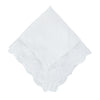 Women's Bridal Dress Lace and Linen Handkerchief