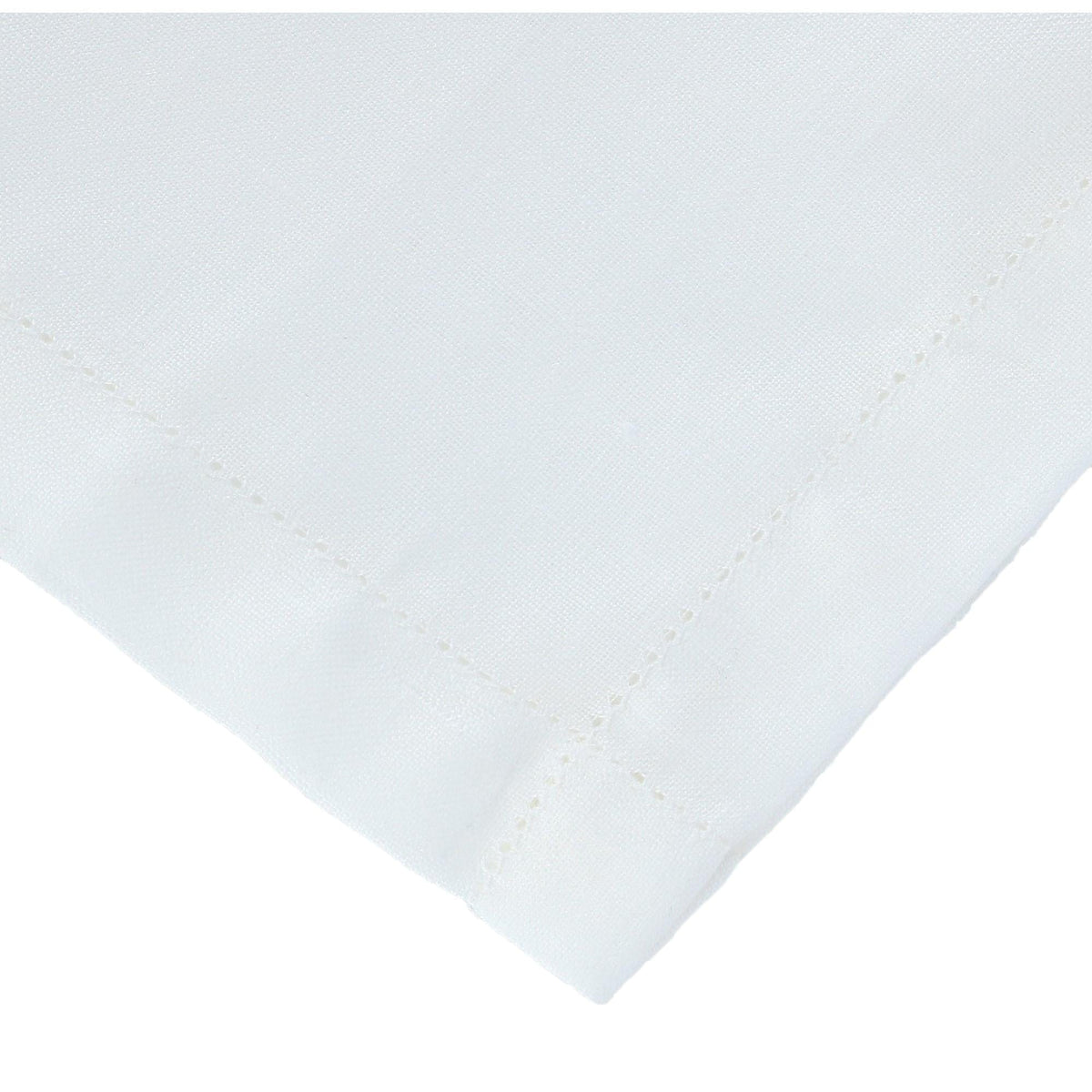 CTM® Men's Premium Irish Linen Handkerchief - White