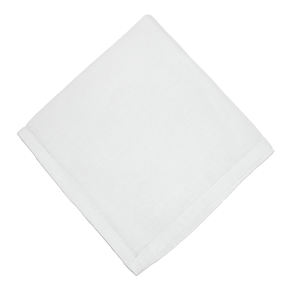 CTM® Linen Hemstitched Wedding or Christening Handkerchief