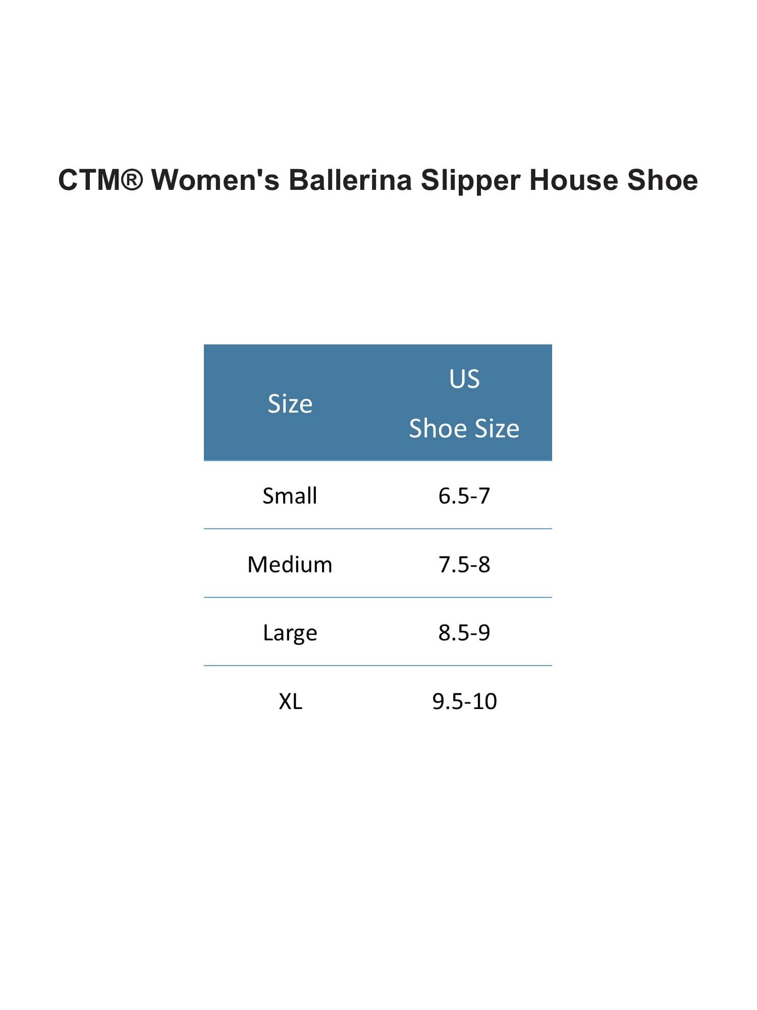 CTM® Women's Satin Ballerina Slipper House Shoe