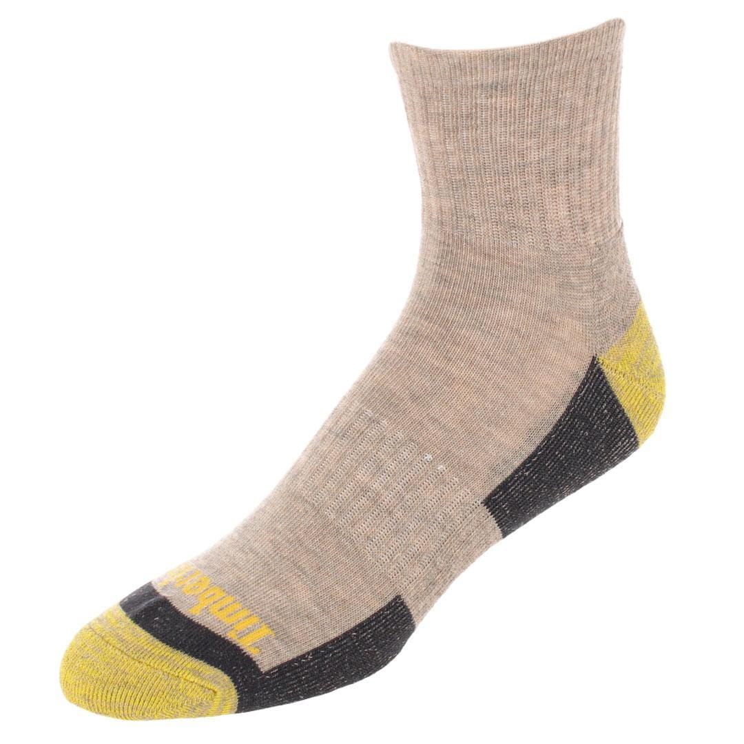 Timberland Men's Castleton Comfort Cushioned Quarter Socks (4 Pack) - Black, Charcoal, Bark, Denim