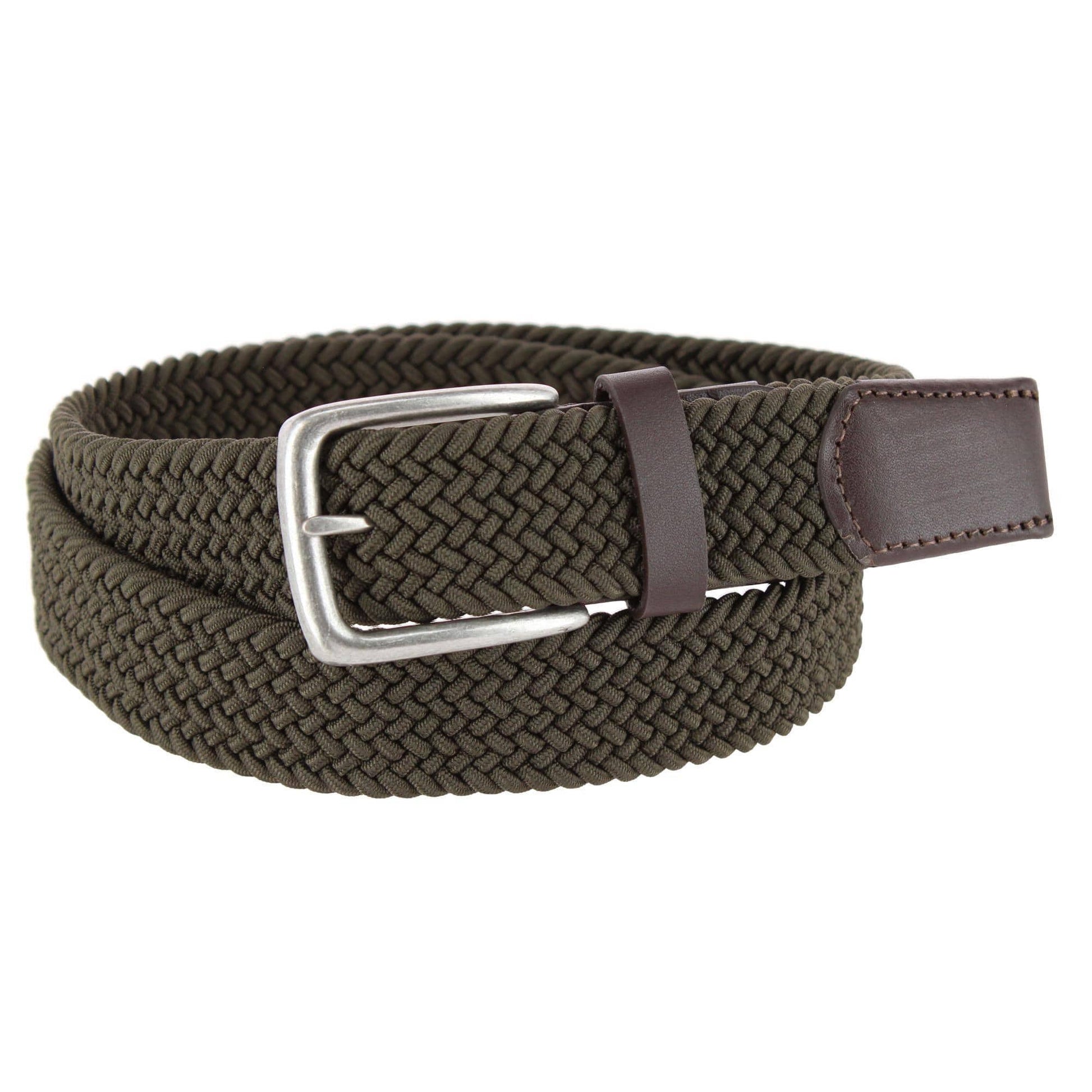 Timberland Men's 35mm Braided Stretch Casual Belt