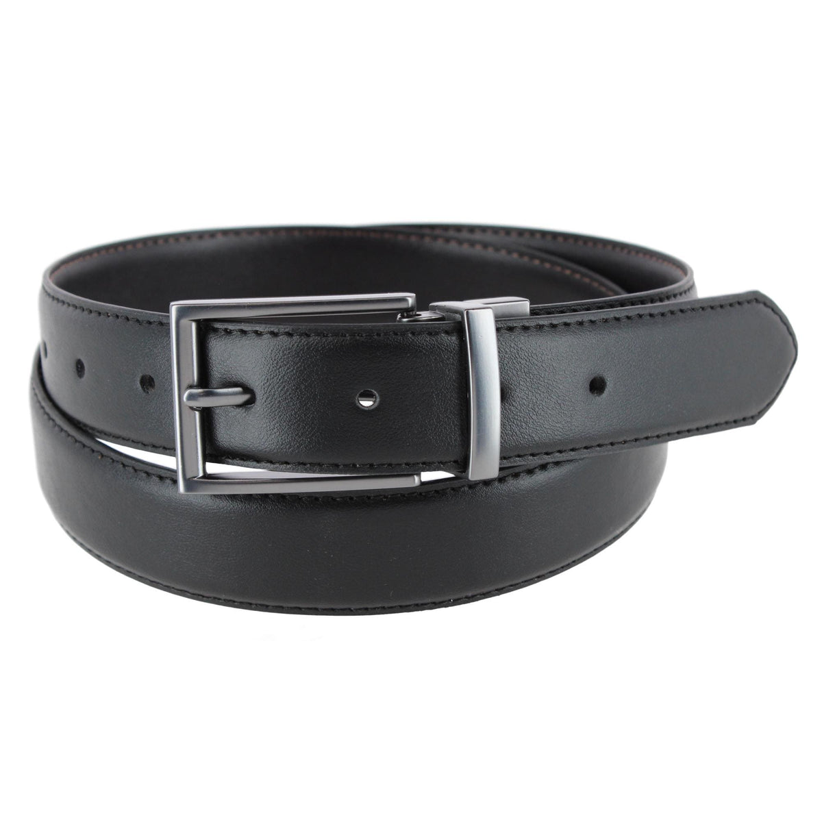 Steve Madden Men's 32mm Smooth Reversible Dress Belt
