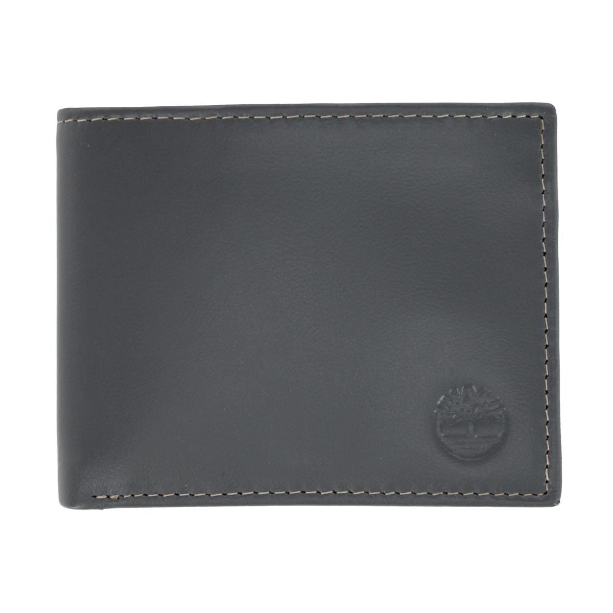 Timberland Men's Cloudy Leather Passcase Wallet