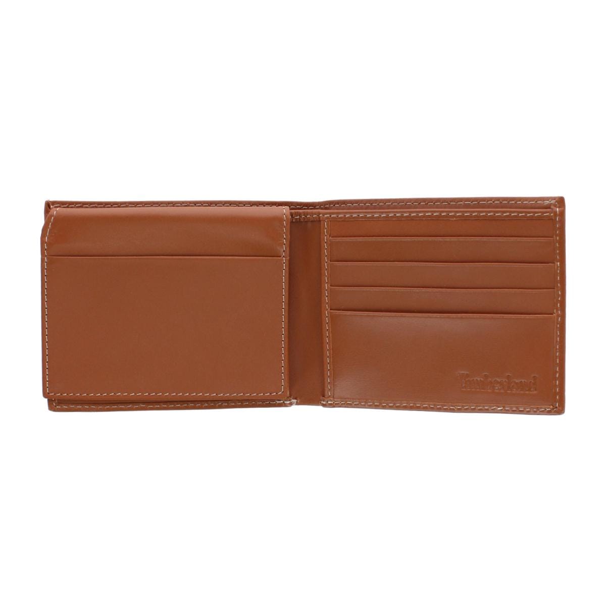 Timberland Men's Cloudy Leather Passcase Wallet - Tan