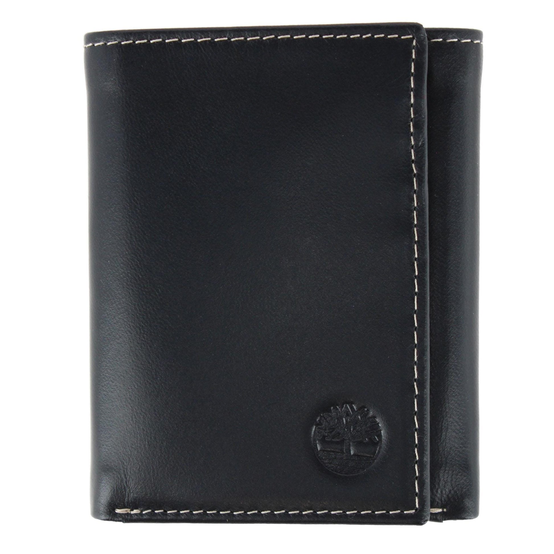 Timberland Men's Cloudy Leather Trifold Wallet