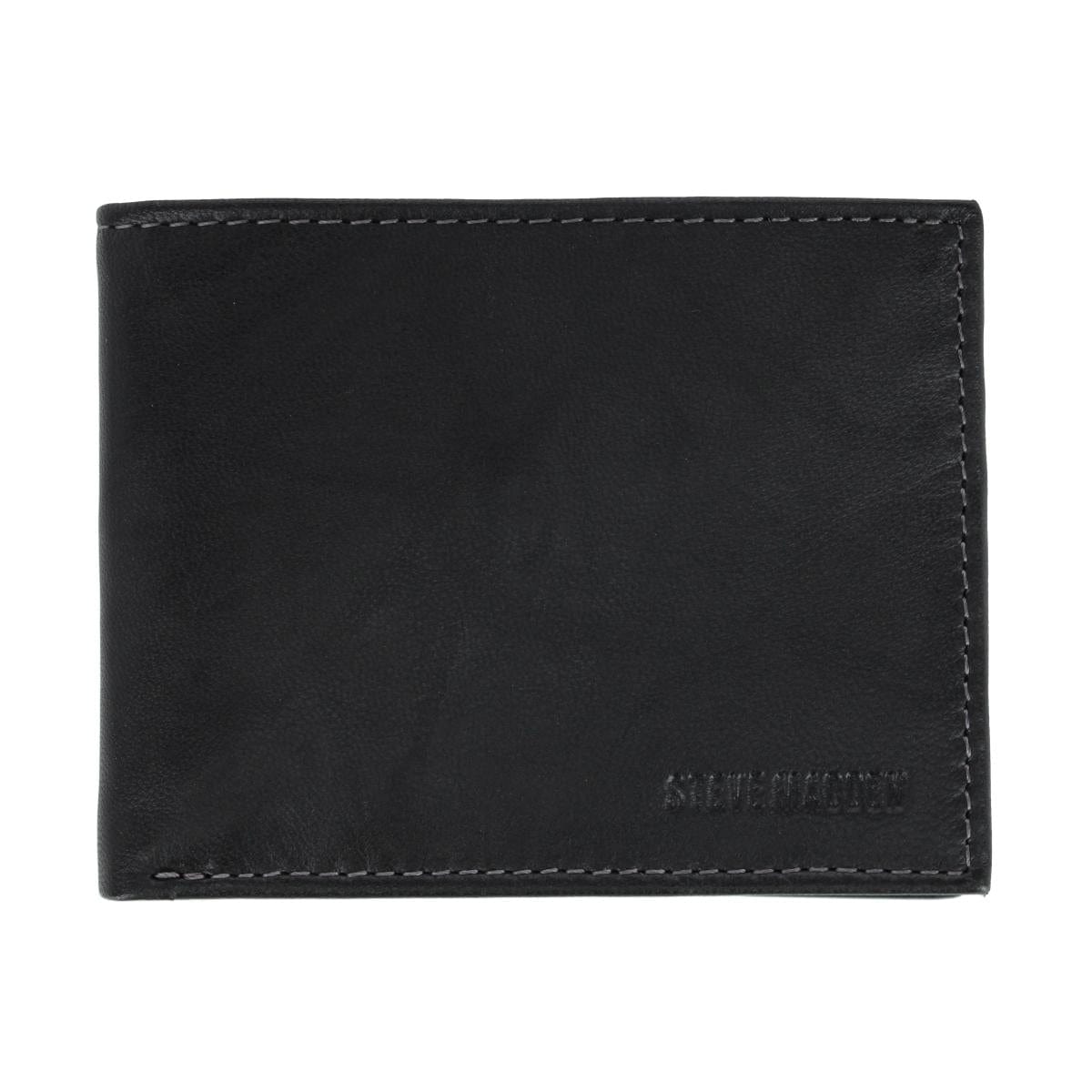 Steve Madden Men's Antiqued Leather Passcase Wallet