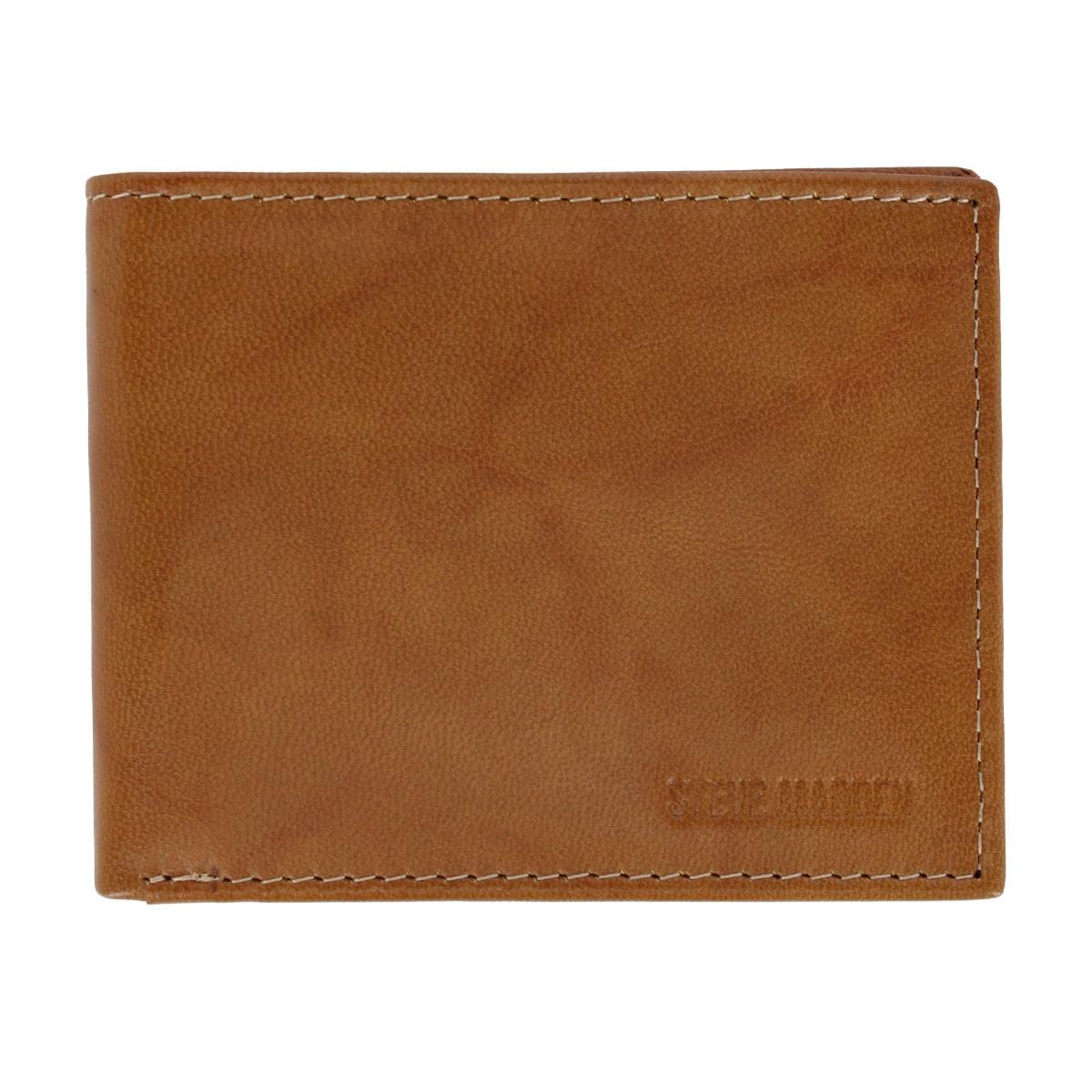 Steve Madden Men's Antiqued Leather Passcase Wallet - Men's Antiqued Leather Passcase Wallet