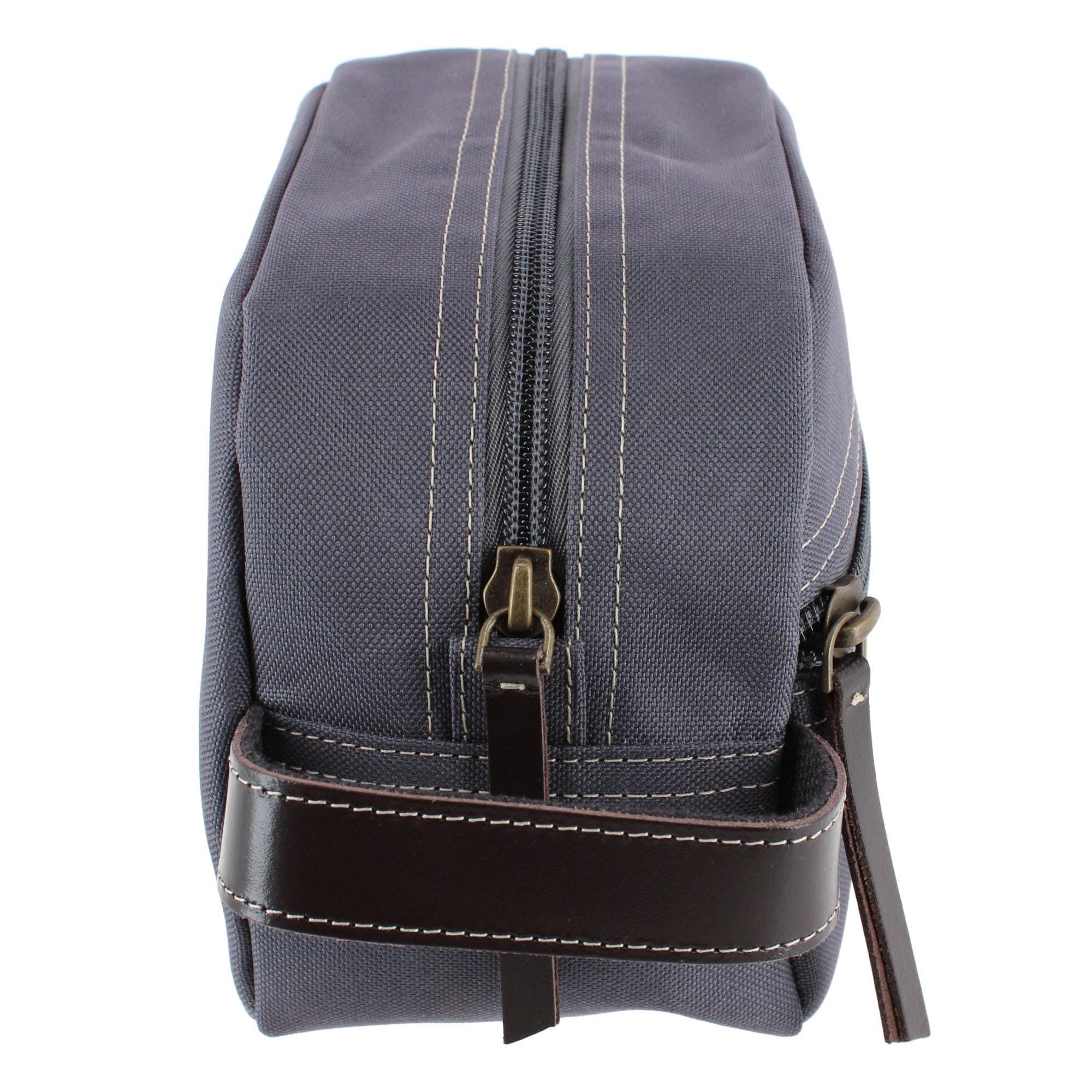Timberland Men's Core Canvas Zippered Travel Kit - Gray