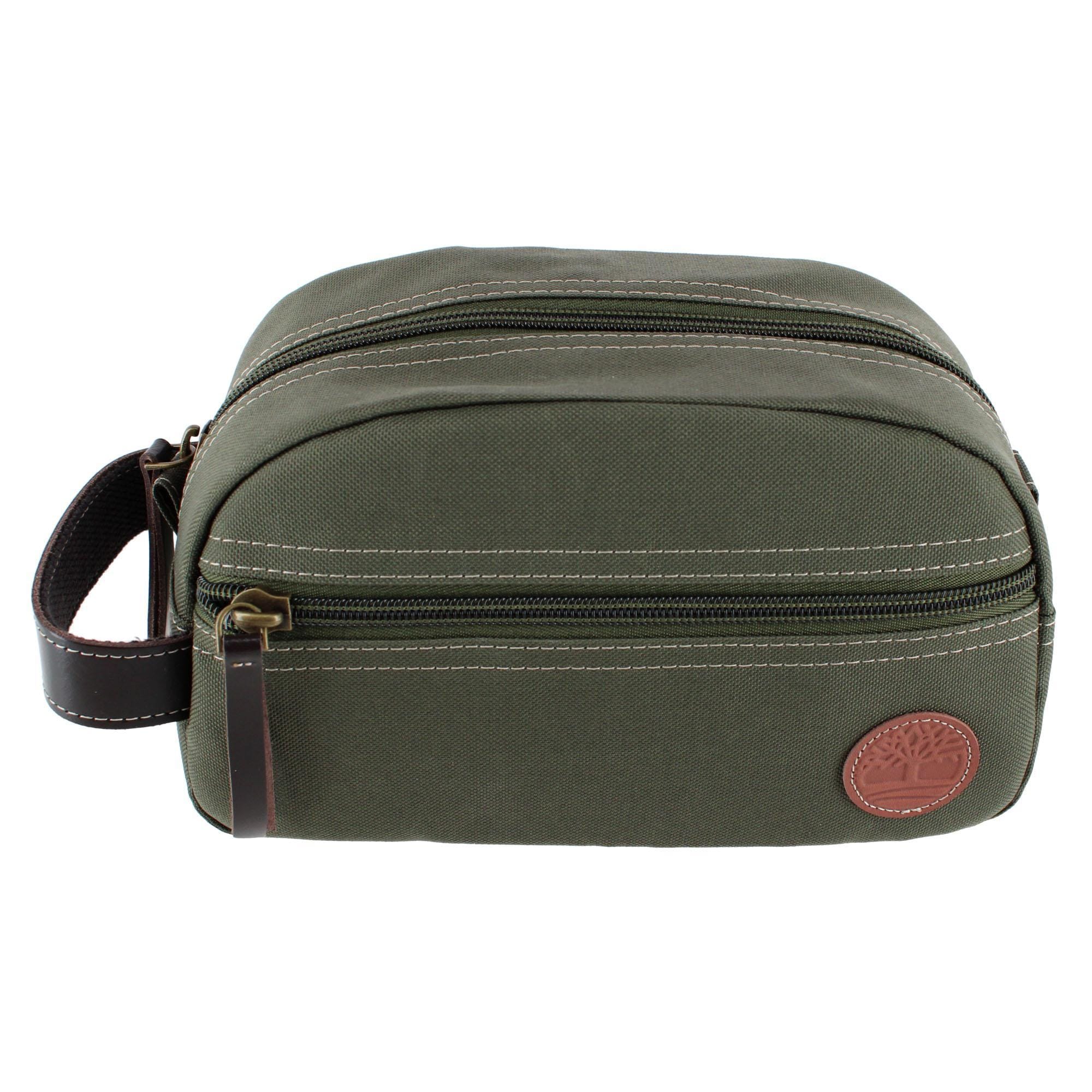 Timberland Men's Core Canvas Zippered Travel Kit - Men's Core Canvas Zippered Travel Kit