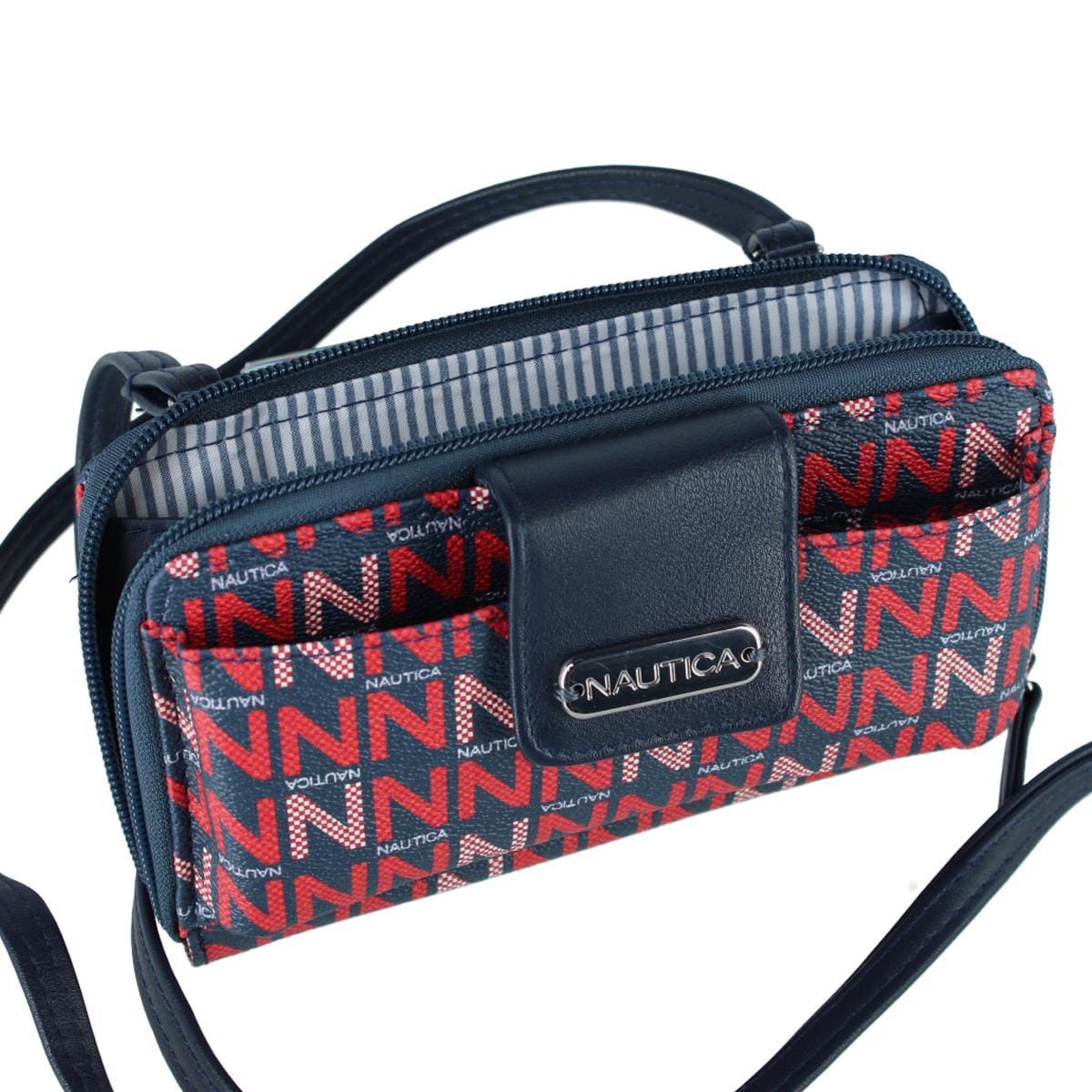 Nautica Women's Sandbar Wallet On A String Organizer - Americana