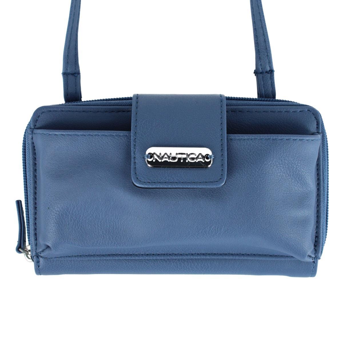 Nautica Women's Sandbar Wallet On A String Organizer - Marina Blue