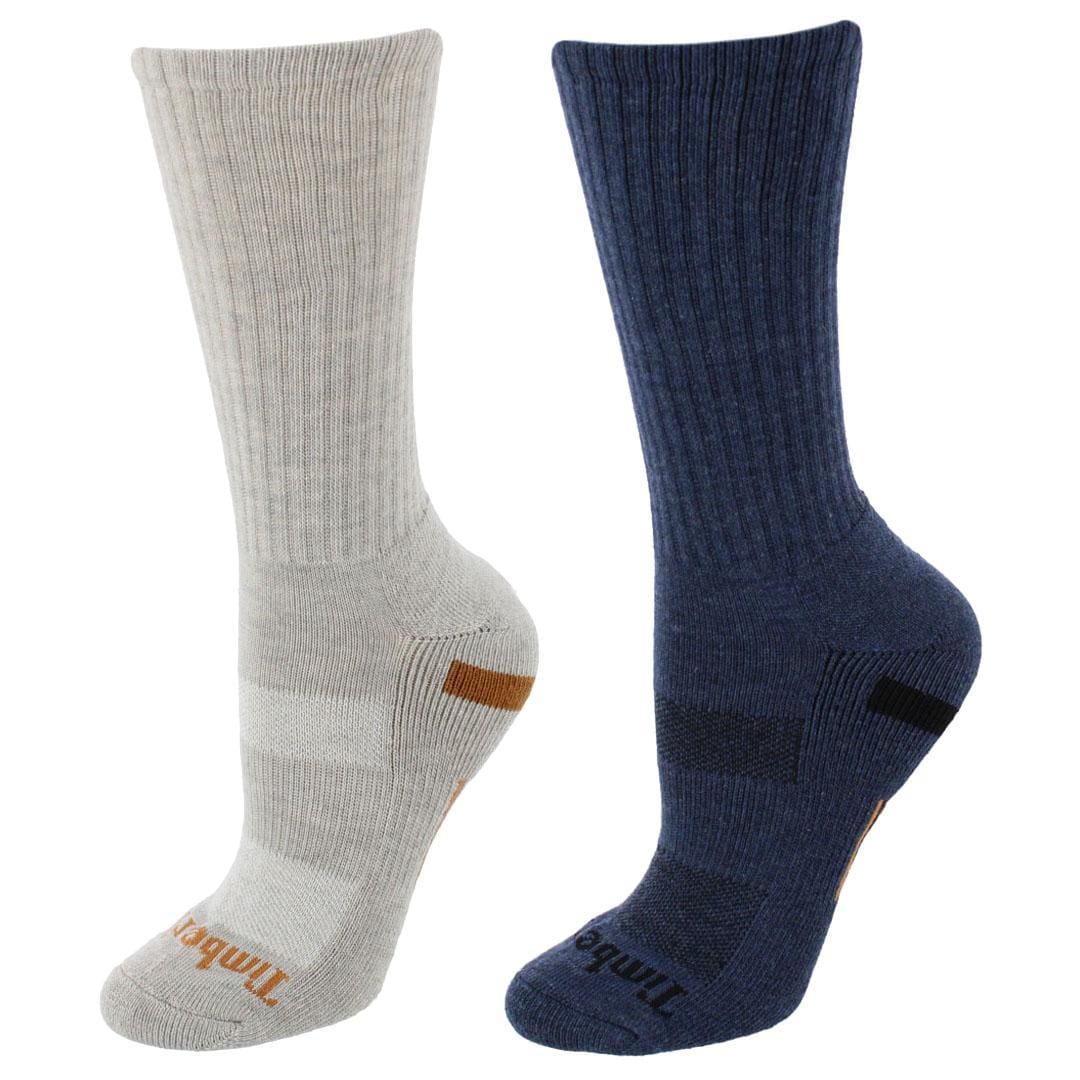 Timberland Women's Comfort Performance Crew Socks (2 Pack) - Women's Comfort Performance Crew Socks (2 Pack)