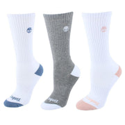 Women's Half Cushioned Comfort Crew Socks (3 Pack)