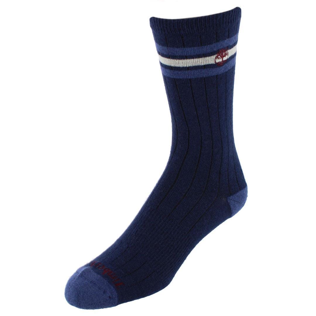 Timberland Men's Comfort Fair Isle Crew Socks (2 Pair Pack) - Navy