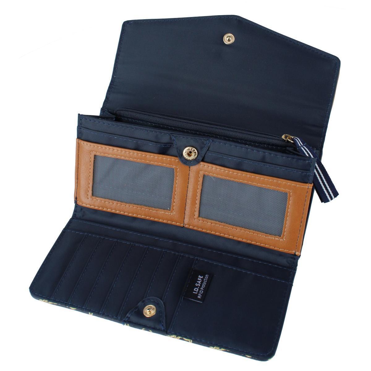 Nautica Women's Two Timer V Flap Clutch - Anchor Aweigh Indigo