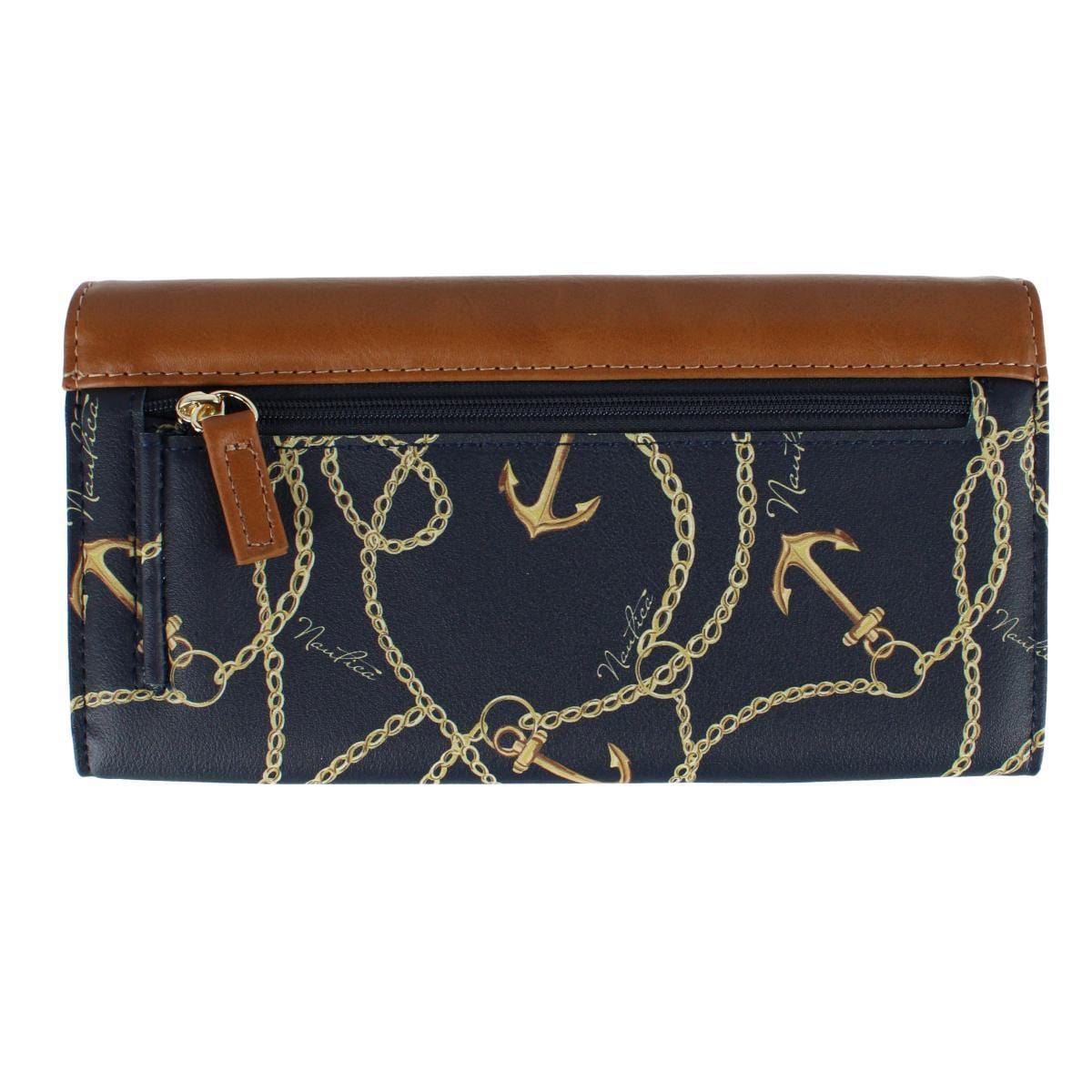 Nautica Women's Two Timer V Flap Clutch - Anchor Aweigh Indigo