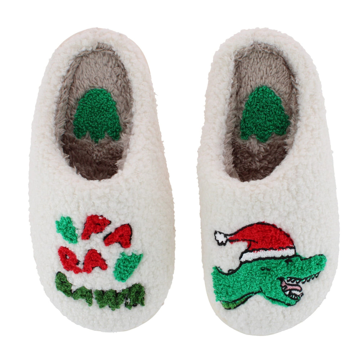 CTM® Kids' & Toddler Boys' Christmas Dino Holiday Slippers - Kids' & Toddler Boys' Christmas Dino Holiday Slippers