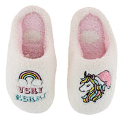 Kids' & Toddler Girls' Christmas Unicorn Holiday Slippers