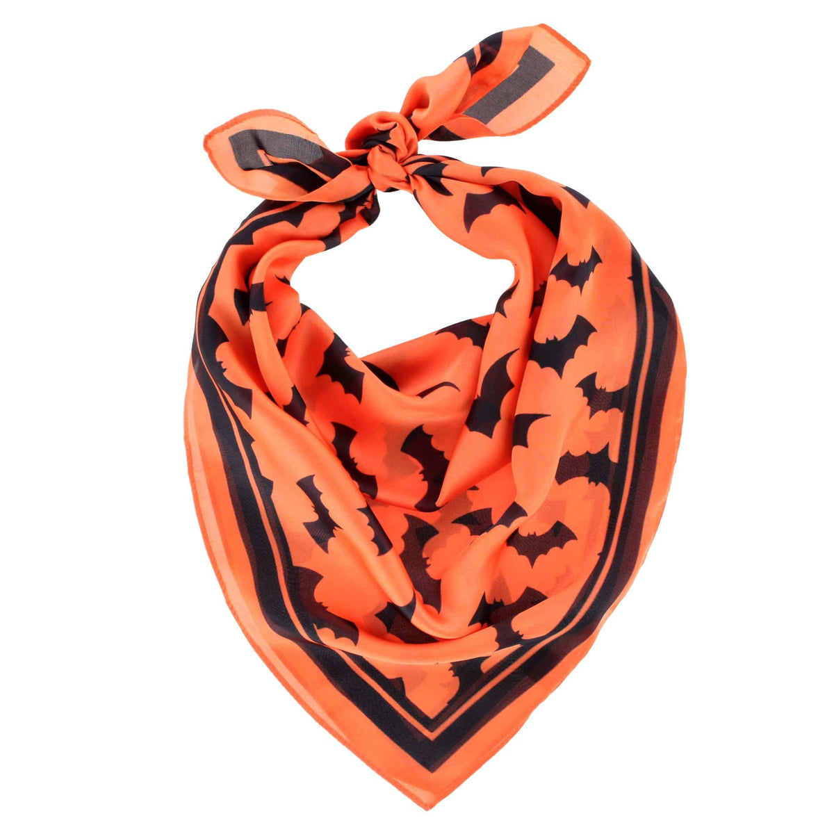 CTM® Women's Halloween Earring and Scarf Bundle - Purple