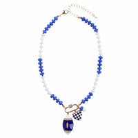 Blue and White