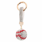 Women's Rhineston Baseball Bag Charm