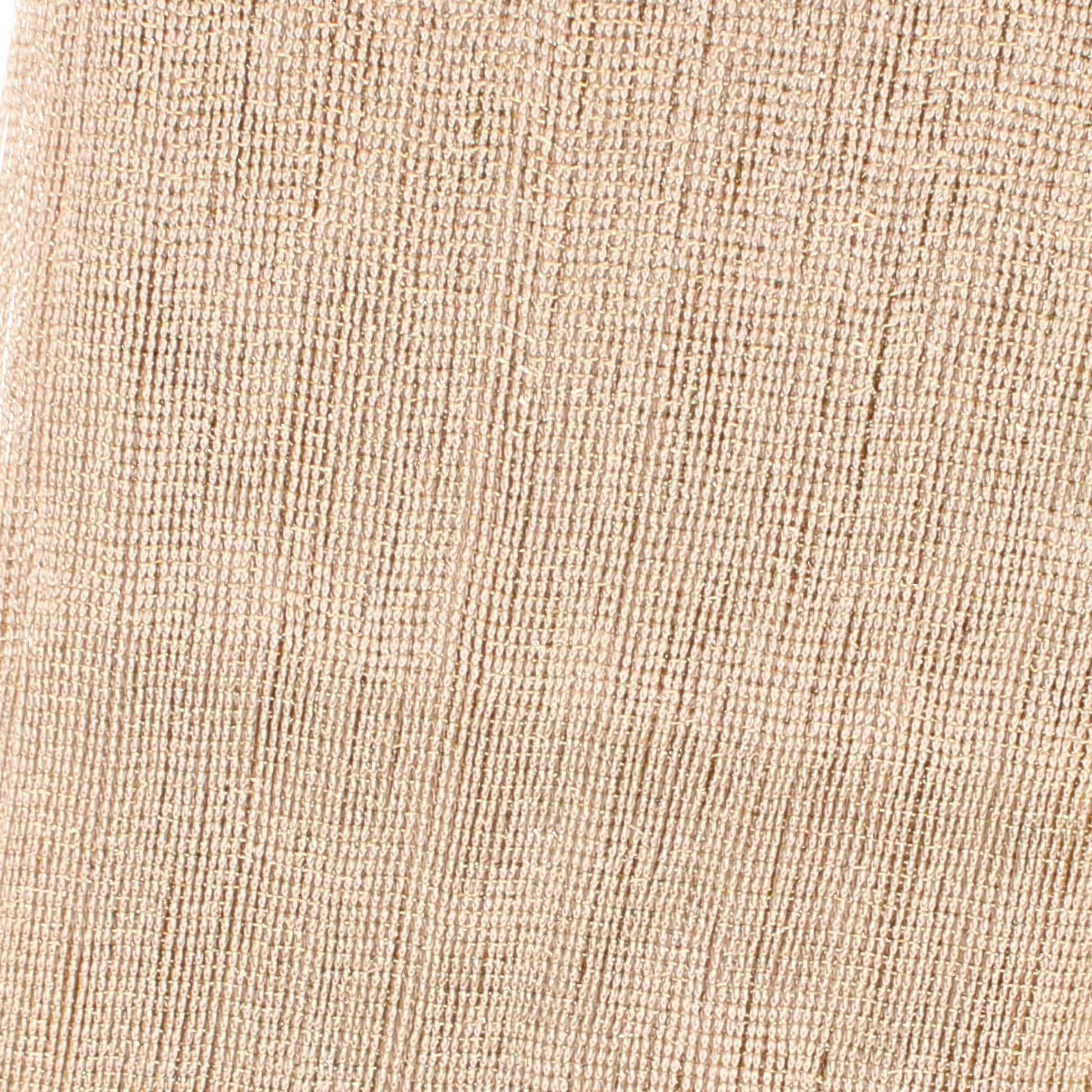 CTM® Women's Shimmering Fringe Evening Shawl Scarf - Gold