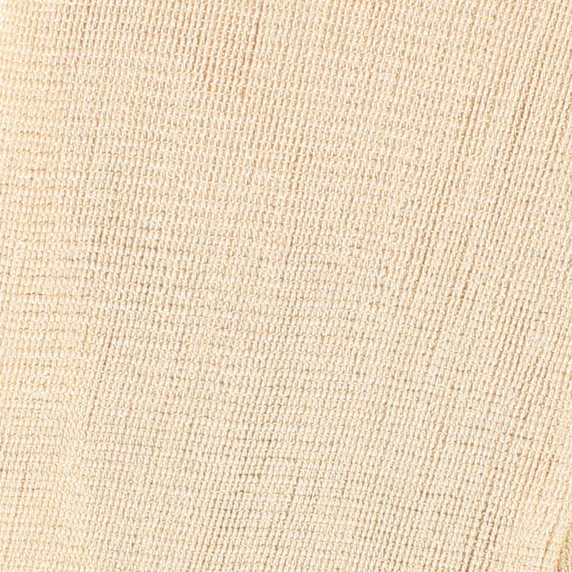 CTM® Women's Shimmering Fringe Evening Shawl Scarf - Light Gold
