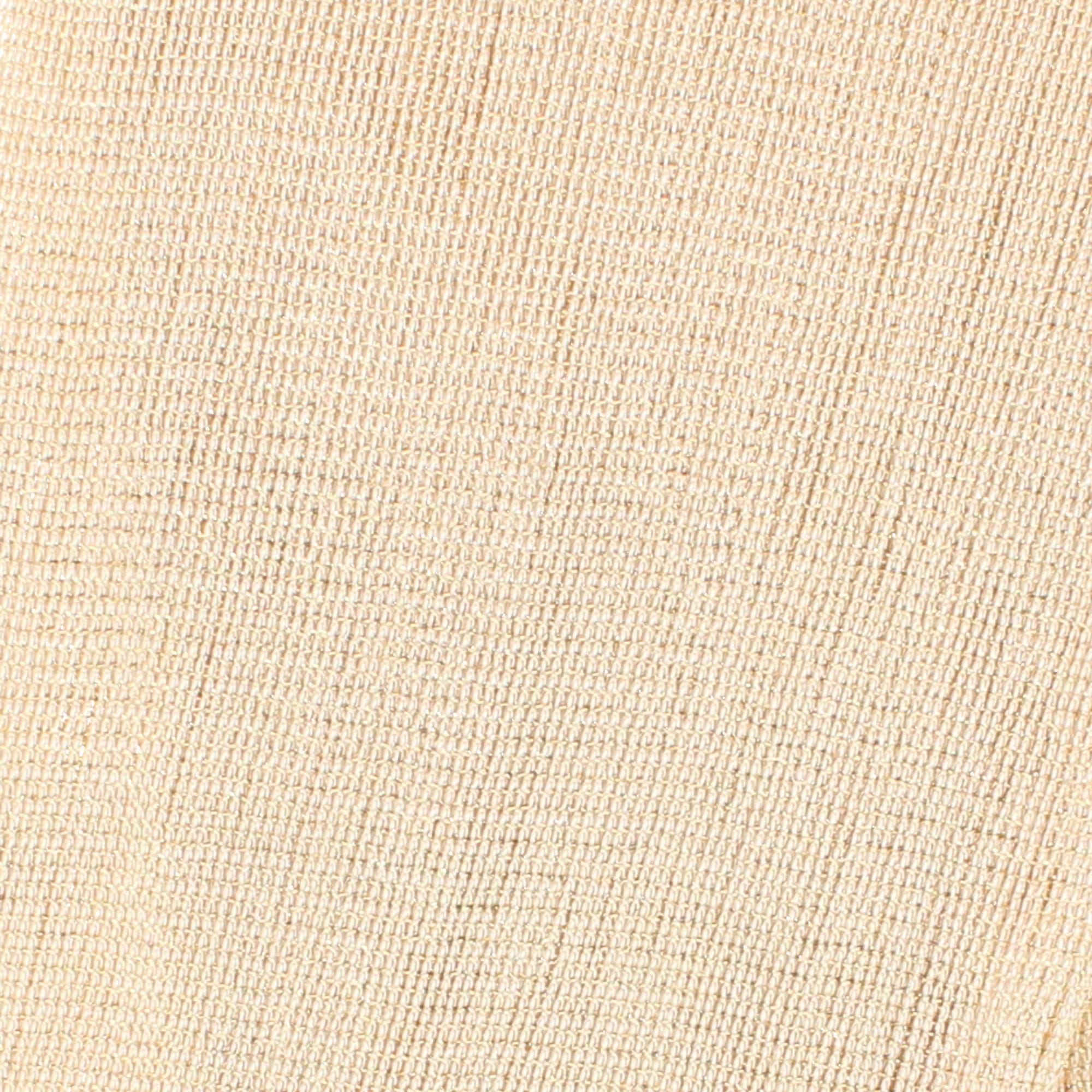 CTM® Women's Shimmering Fringe Evening Shawl Scarf - Light Gold