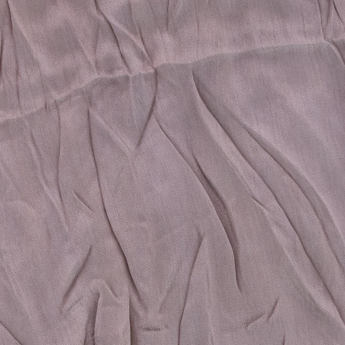 CTM® Women's Solid Color Crinkle Tassel Scarf - Taupe